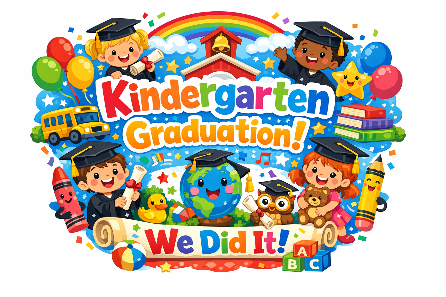 kindergarten graduation banner