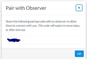 observer code
